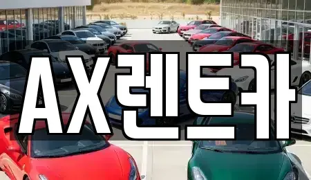 충남 서산시 읍내동 장기렌트카 전문 AX렌트카