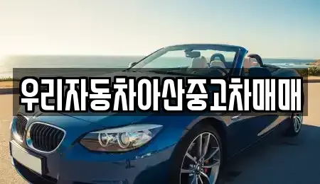충남 아산시 온천동 중고차매매 전문 우리자동차아산중고차매매