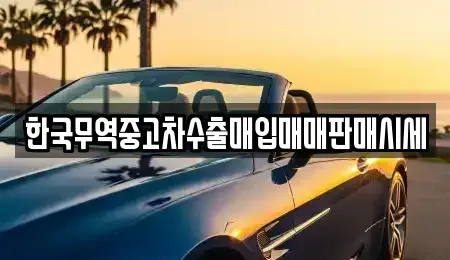 충북 옥천군 동이면 중고차 전문 한국무역중고차수출매입매매판매시세