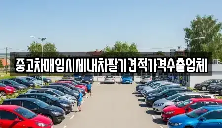충북 제천시 고명동 중고차매입 전문 중고차매입시세내차팔기견적가격수출업체