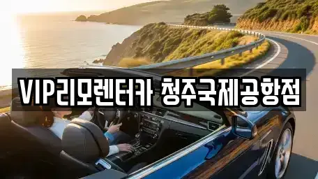 충북 청주시 청원구 외하동 렌트카 전문 VIP리모렌터카 청주국제공항점