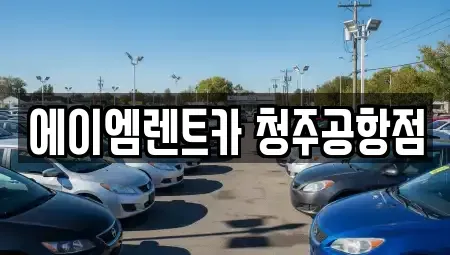 충북 청주시 청원구 외하동 렌트카 전문 에이엠렌트카 청주공항점