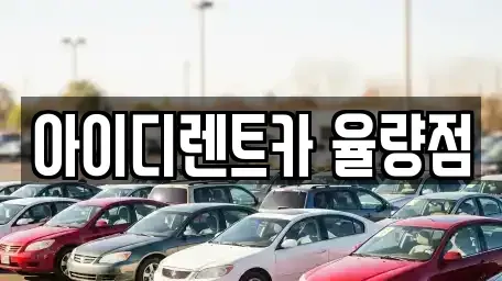 충북 청주시 청원구 율량동 렌트카 전문 아이디렌트카 율량점