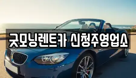 충북 청주시 흥덕구 수의동 렌트카 전문 굿모닝렌트카 신청주영업소