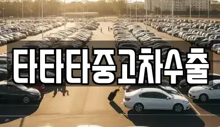 충북 충주시 앙성면 중고차 전문 타타타중고차수출