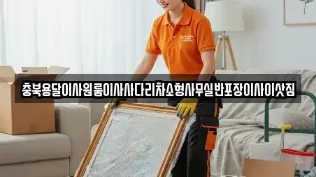 충북용달이사원룸이사사다리차소형사무실반포장이사이삿짐