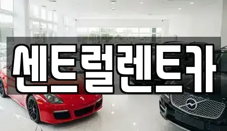 충청남도 논산시 은진면 렌트카 전문 센트럴렌트카