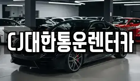 충청남도 서천군 마서면 렌트카 전문 CJ대한통운렌터카
