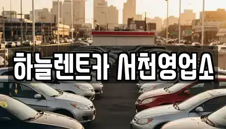 충청남도 서천군 마서면 렌트카 전문 하늘렌트카 서천영업소