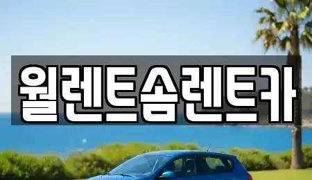 충청남도 천안시 동남구 청당동 렌트카 전문 월렌트솜렌트카