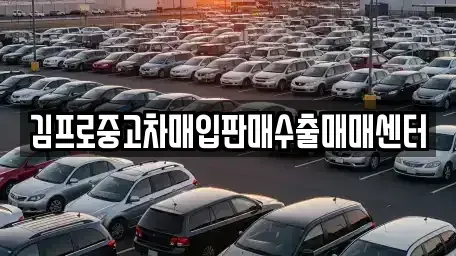 충청북도 옥천군 옥천읍 중고차매입 전문 김프로중고차매입판매수출매매센터