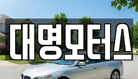 충청북도 옥천군 중고차매매 전문 대명모터스