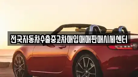 충청북도 옥천군 중고차매입 전문 전국자동차수출중고차매입매매판매시세센터