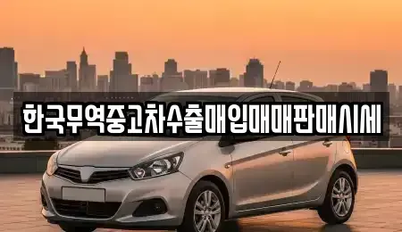 충청북도 제천시 교동 중고차매매 전문 한국무역중고차수출매입매매판매시세