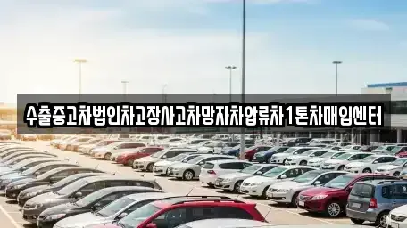 충청북도 제천시 교동 중고차매입 전문 수출중고차법인차고장사고차망자차압류차1톤차매입센터