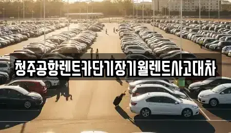 충청북도 청주시 상당구 금천동 장기렌트카 전문 청주공항렌트카단기장기월렌트사고대차