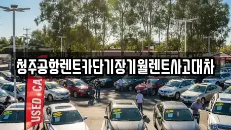 충청북도 청주시 상당구 서문동 장기렌트카 전문 청주공항렌트카단기장기월렌트사고대차