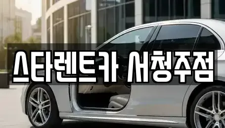 충청북도 청주시 청원구 정북동 렌트카 전문 스타렌트카 서청주점